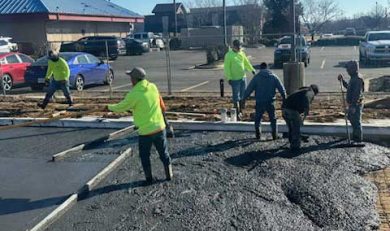 New construction asphalt in Memphis