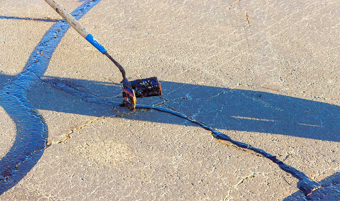 Asphalt crack sealing contractor in my area