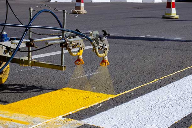 Asphalt striping and marking services in Memphis