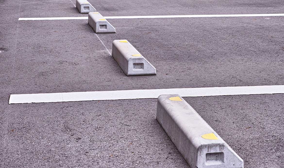 Memphis concrete wheel stops